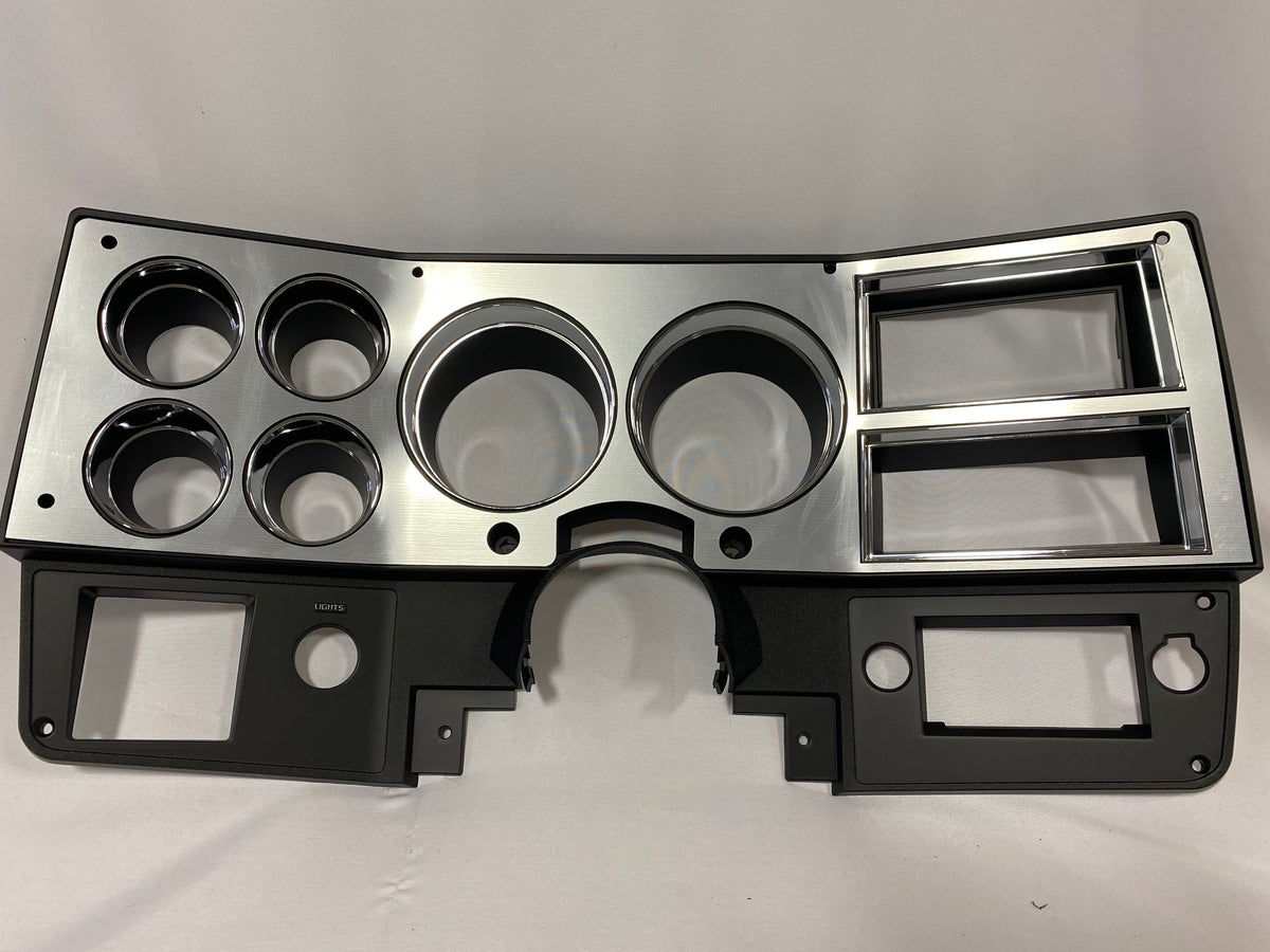 1984-88 Chevy Truck | Dash Bezel w/ Brushed Aluminum