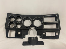 Load image into Gallery viewer, 1984-1987 Good Used dash bezel, black with silver trim
