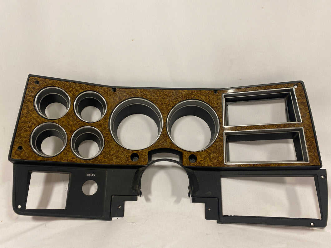 1988-1991 Used Original GM Bezel Wood Grain