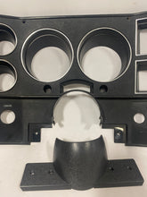 Load image into Gallery viewer, 1984-1987 Good Used dash bezel, black with silver trim