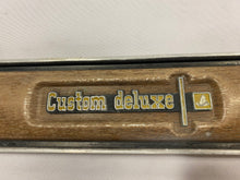 Load image into Gallery viewer, Good Used NO AC 73-80 Original GM Chevy Custom deluxe Metal Woodgrain Dash Plate (early)
