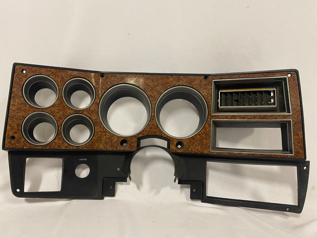 1988-1991 Used Original GM Bezel Wood Grain