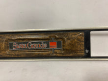 Load image into Gallery viewer, Good Used 73-80 Original GM GMC Sierra Grande Metal Woodgrain Dash Plate with AC