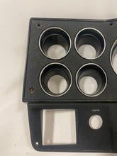 Load image into Gallery viewer, 1984-1987 Good Used dash bezel, black with silver trim