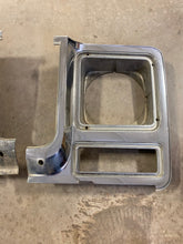 Load image into Gallery viewer, Used 79-80 Chevy C10 Metal Chrome Headlight Bezel Pair for Round Headlights