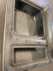 Used 79-80 Chevy C10 Metal Chrome Headlight Bezel Pair for Round Headlights