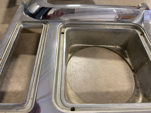Used 79-80 Chevy C10 Metal Chrome Headlight Bezel Pair for Round Headlights