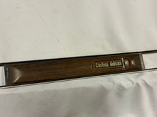 Load image into Gallery viewer, Good Used 73-80 Original GM Chevy Custom deluxe Metal Woodgrain Dash Plate with AC