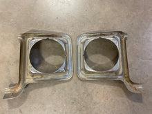 Load image into Gallery viewer, Used 73-78 Chevy C10 Metal Chrome Headlight Bezel Pair