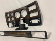 Load image into Gallery viewer, NEW 1973-1974 Dash Bezel with chrome, Wood grain set