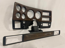 Load image into Gallery viewer, NEW 1973-1974 Dash Bezel with chrome, Wood grain set