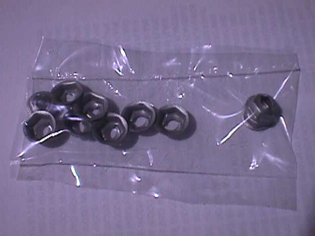 73-91 Dash Plate Nut Kit