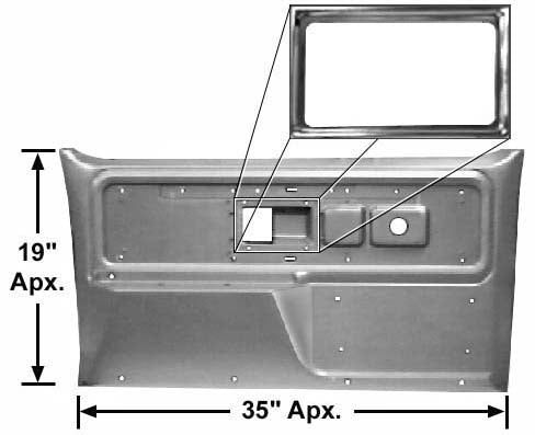 77-80 Chrome Trim Rings